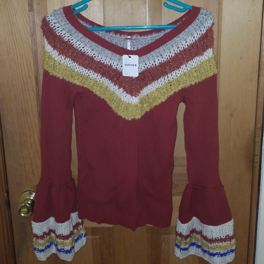 Ultimate favorite FP bell sleeve top